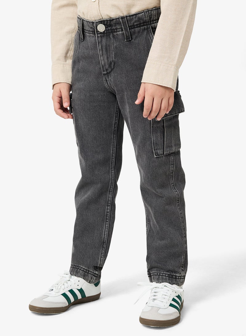 Jack & Jones Junior Kids Jjichris Jjbarkley Straight fit Jeans - Image 1